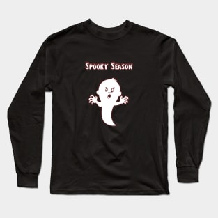 Spooky Ghost Long Sleeve T-Shirt